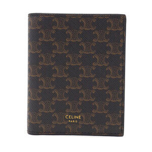 Celine | Bags | Celine Bill Clip Wallet Bifold Money Black Leather